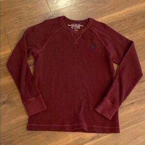 Men's Burgundy Thermal